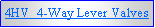 Text Box: 4HV  4-Way Lever Valves