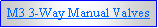 Text Box: M3 3-Way Manual Valves