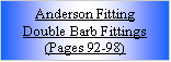 Text Box: Anderson FittingDouble Barb Fittings(Pages 92-98)